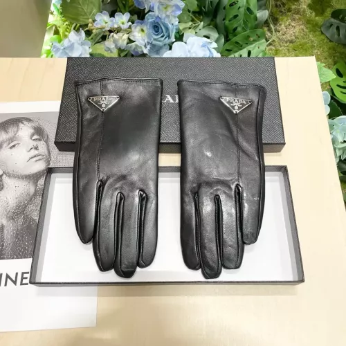 Prada Gloves For Women #1272928 $45.00 USD, Wholesale Replica Prada Gloves