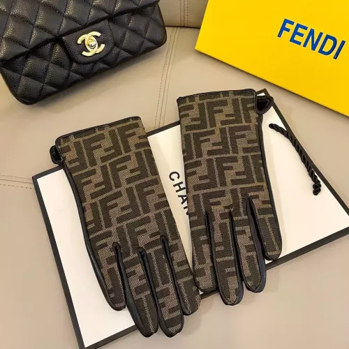 Fendi Gloves #1272936 $48.00 USD, Wholesale Replica Fendi Gloves