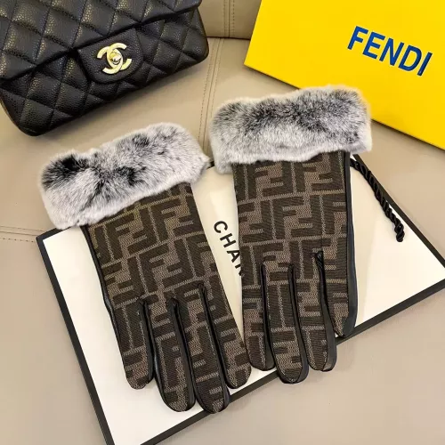 Fendi Gloves #1272941 $48.00 USD, Wholesale Replica Fendi Gloves