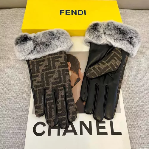 Replica Fendi Gloves #1272941 $48.00 USD for Wholesale