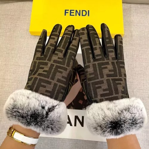 Replica Fendi Gloves #1272941 $48.00 USD for Wholesale