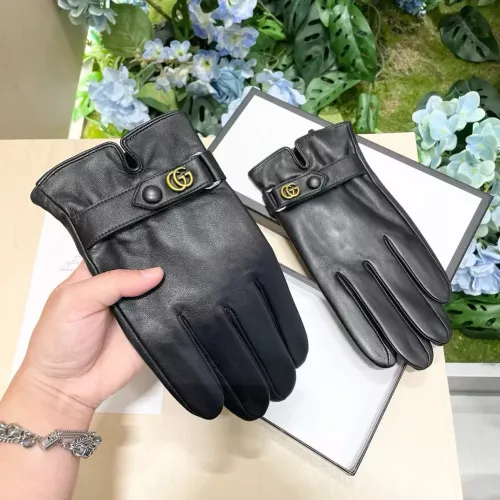 Replica Gucci Gloves For Men #1272946 $52.00 USD for Wholesale