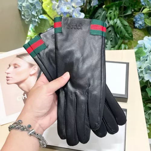 Replica Gucci Gloves For Women #1272947 $42.00 USD for Wholesale