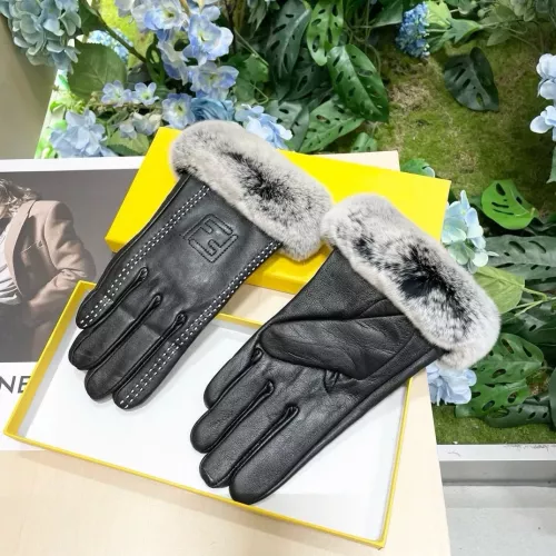 Replica Fendi Gloves For Women #1272951 $45.00 USD for Wholesale