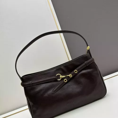 MIU MIU AAA Quality Shoulder Bags For Women #1273003 $96.00 USD, Wholesale Replica MIU MIU AAA Quality Shoulder Bags