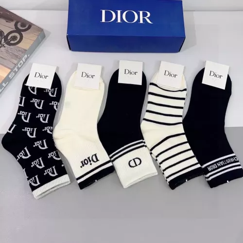 Replica Christian Dior Socks #1273212 $27.00 USD for Wholesale