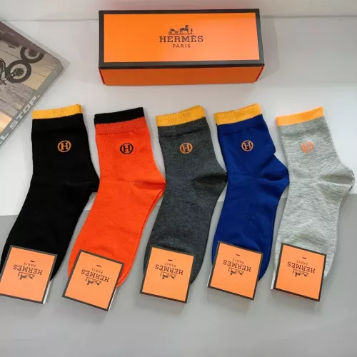 Hermes Socks For Men #1273214 $29.00 USD, Wholesale Replica Hermes Socks