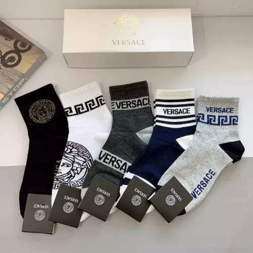 Replica Versace Socks For Men #1273217 $29.00 USD for Wholesale