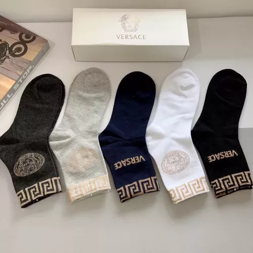 Replica Versace Socks #1273218 $29.00 USD for Wholesale