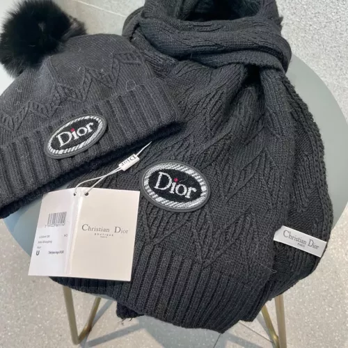 Replica Christian Dior Hat and Scarf Set #1273331 $68.00 USD for Wholesale