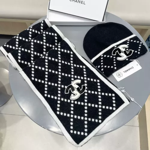 Chanel Hat and Scarf Set #1273333 $56.00 USD, Wholesale Replica Chanel Hat and Scarf and Glove Set