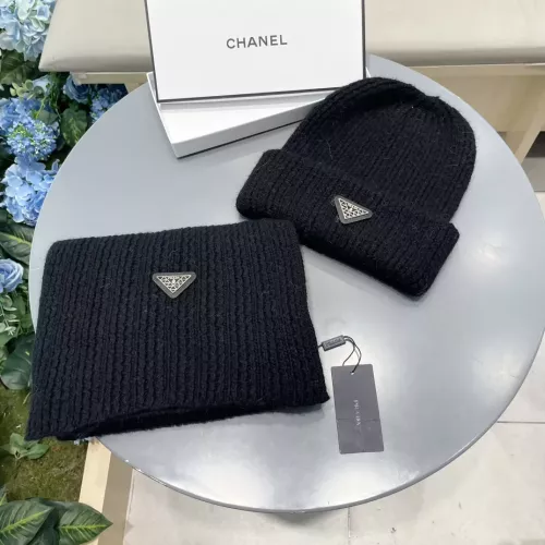 Prada Hat and Scarf Set #1273341 $60.00 USD, Wholesale Replica Prada Hat and Scarf and Glove Set