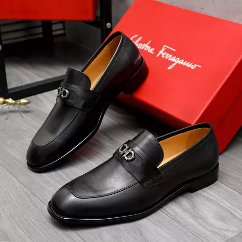 Salvatore Ferragamo Leather Shoes For Men #1273436 $82.00 USD, Wholesale Replica Salvatore Ferragamo Leather Shoes