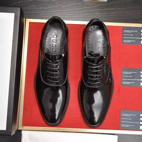 Replica Gucci Oxfords Shoes For Men #1273464 $85.00 USD for Wholesale