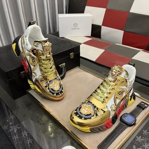 Replica Versace High Tops Shoes For Men #1273555 $80.00 USD for Wholesale