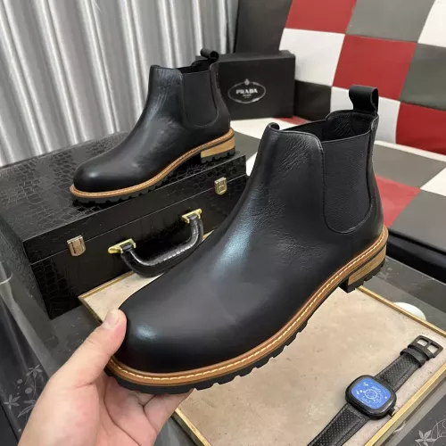 Prada Boots For Men #1273573 $100.00 USD, Wholesale Replica Prada Boots