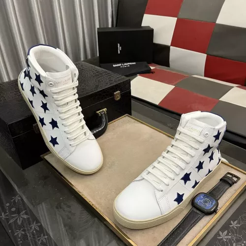 Yves Saint Laurent YSL High Tops Shoes For Men #1273664 $98.00 USD, Wholesale Replica Yves Saint Laurent YSL High Tops Shoes