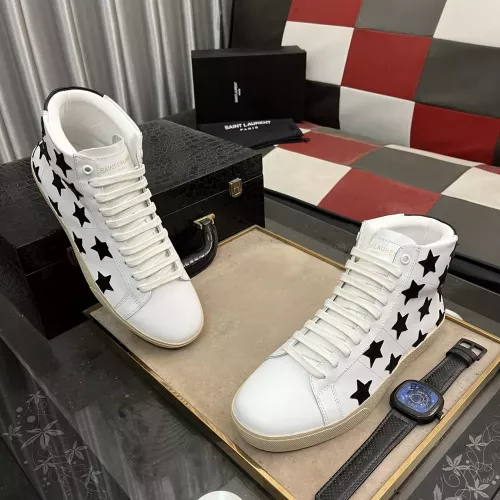 Yves Saint Laurent YSL High Tops Shoes For Men #1273666 $98.00 USD, Wholesale Replica Yves Saint Laurent YSL High Tops Shoes