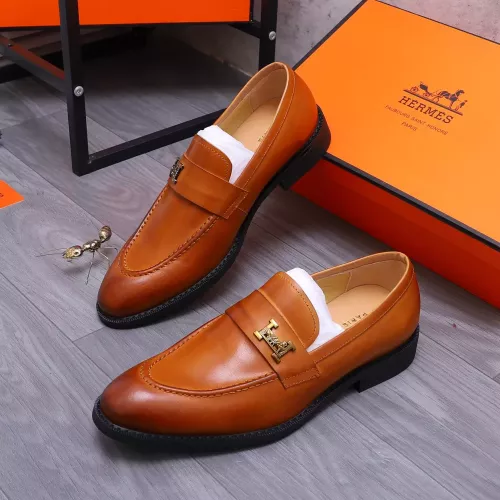 Hermes Leather Shoes For Men #1273694 $85.00 USD, Wholesale Replica Hermes Leather Shoes