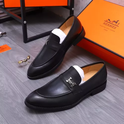 Hermes Leather Shoes For Men #1273695 $85.00 USD, Wholesale Replica Hermes Leather Shoes