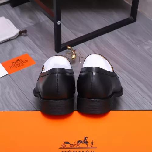 Replica Hermes Leather Shoes For Men #1273695 $85.00 USD for Wholesale