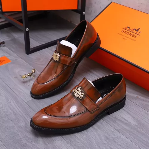 Hermes Leather Shoes For Men #1273696 $85.00 USD, Wholesale Replica Hermes Leather Shoes