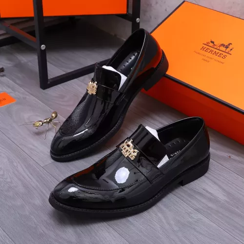 Hermes Leather Shoes For Men #1273697 $85.00 USD, Wholesale Replica Hermes Leather Shoes