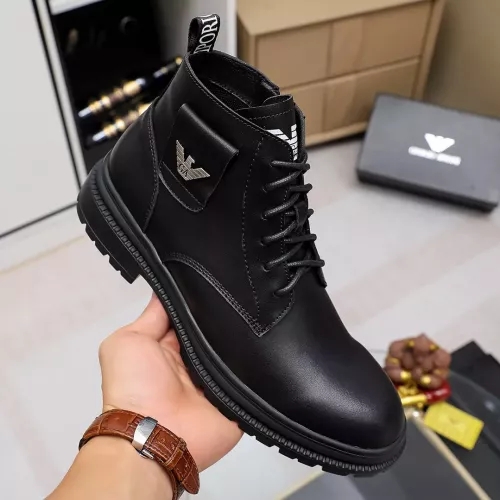 Replica Armani Boots For Men #1273741 $82.00 USD for Wholesale