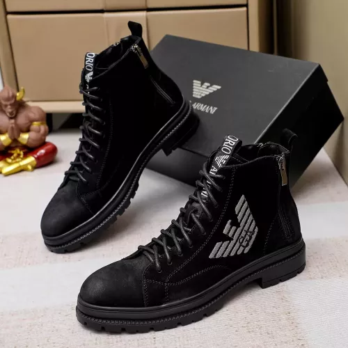 Armani Boots For Men #1273742 $82.00 USD, Wholesale Replica Armani Boots