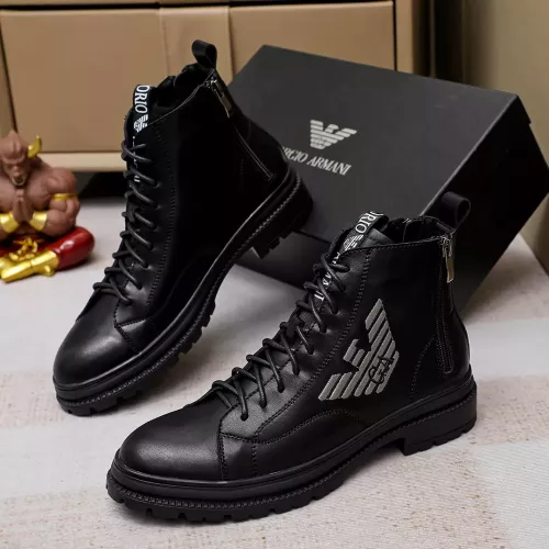 Armani Boots For Men #1273745 $82.00 USD, Wholesale Replica Armani Boots