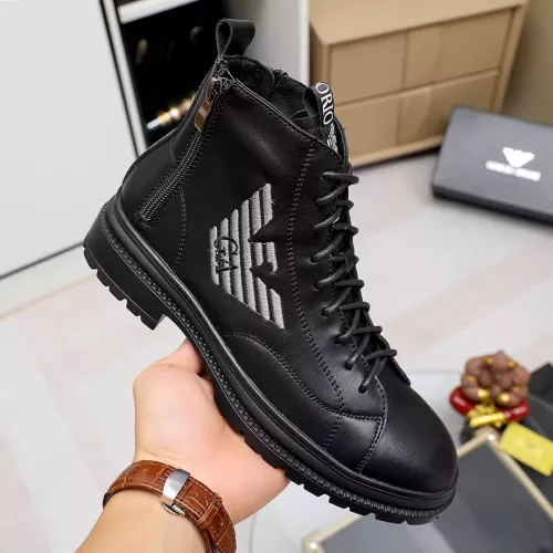 Replica Armani Boots For Men #1273745 $82.00 USD for Wholesale