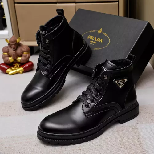 Prada Boots For Men #1273749 $82.00 USD, Wholesale Replica Prada Boots