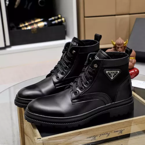 Replica Prada Boots For Men #1273749 $82.00 USD for Wholesale