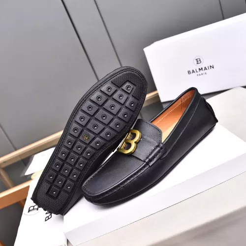 Replica Balmain Leather Shoes For Men #1273759 $76.00 USD for Wholesale