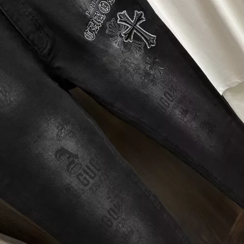 Replica Chrome Hearts Jeans For Men #1273768 $88.00 USD for Wholesale