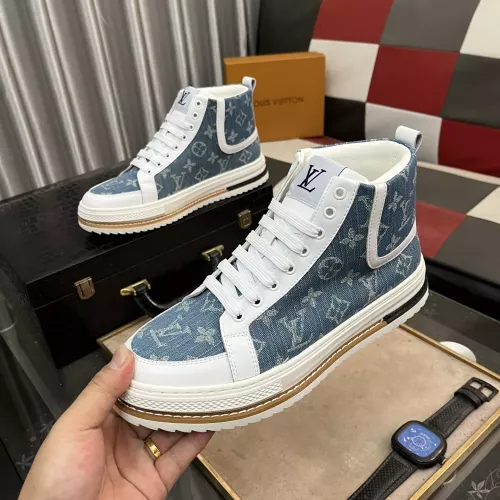 Louis Vuitton High Tops Shoes For Men #1273795 $80.00 USD, Wholesale Replica Louis Vuitton High Tops Shoes