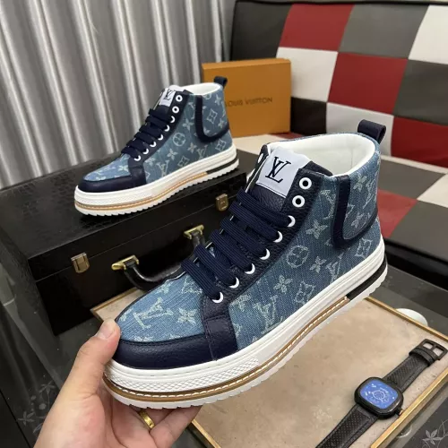 Louis Vuitton High Tops Shoes For Men #1273796 $80.00 USD, Wholesale Replica Louis Vuitton High Tops Shoes