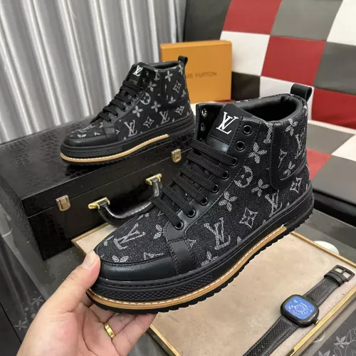 Louis Vuitton High Tops Shoes For Men #1273797 $80.00 USD, Wholesale Replica Louis Vuitton High Tops Shoes