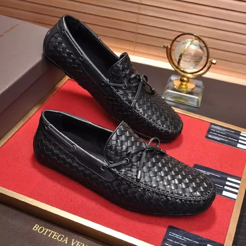 Replica Bottega Veneta BV Leather Shoes For Men #1273819 $92.00 USD for Wholesale