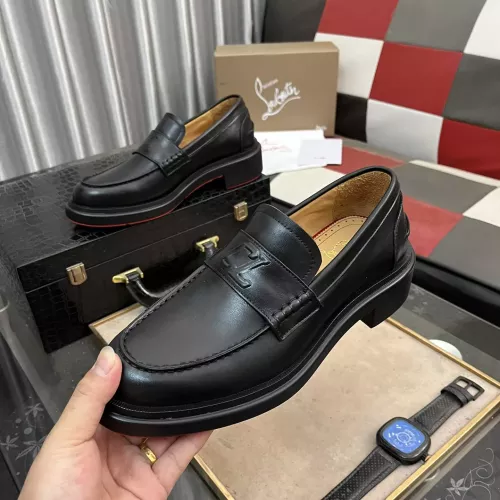 Christian Louboutin Leather Shoes For Men #1273843 $135.00 USD, Wholesale Replica Christian Louboutin Leather Shoes