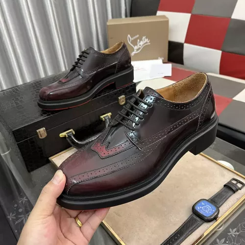 Christian Louboutin Leather Shoes For Men #1273844 $145.00 USD, Wholesale Replica Christian Louboutin Leather Shoes