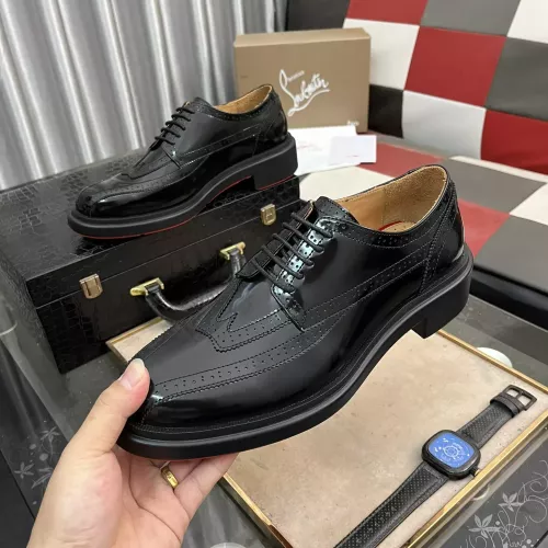 Christian Louboutin Leather Shoes For Men #1273846 $145.00 USD, Wholesale Replica Christian Louboutin Leather Shoes