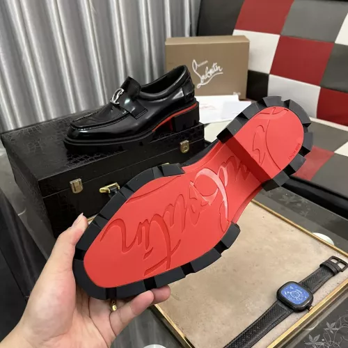 Replica Christian Louboutin Leather Shoes For Men #1273848 $145.00 USD for Wholesale