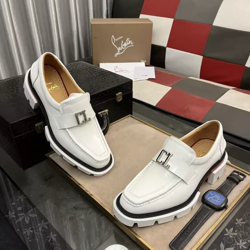 Christian Louboutin Leather Shoes For Men #1273849 $145.00 USD, Wholesale Replica Christian Louboutin Leather Shoes