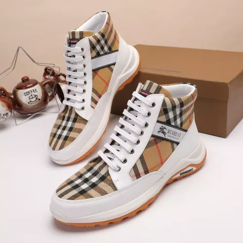 Burberry High Tops Shoes For Men #1273966 $76.00 USD, Wholesale Replica Burberry High Tops Shoes