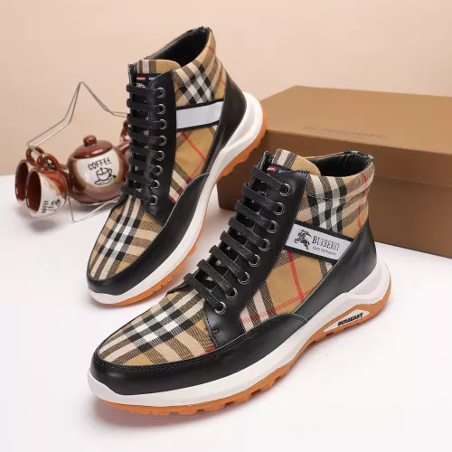 Burberry High Tops Shoes For Men #1273967 $76.00 USD, Wholesale Replica Burberry High Tops Shoes