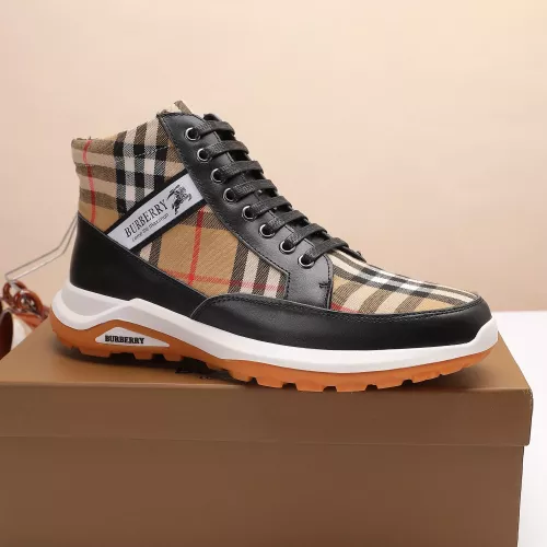 Replica Burberry High Tops Shoes For Men #1273967 $76.00 USD for Wholesale