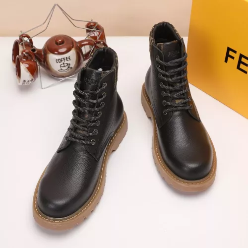 Replica Fendi Fashion Boots For Men #1273984 $88.00 USD for Wholesale