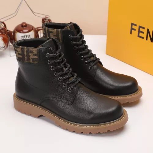 Replica Fendi Fashion Boots For Men #1273984 $88.00 USD for Wholesale