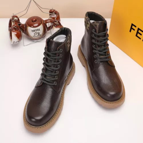 Replica Fendi Fashion Boots For Men #1273986 $88.00 USD for Wholesale